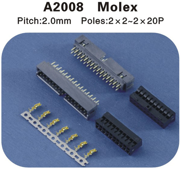 Molex 2.0連（lián）接器 A2008